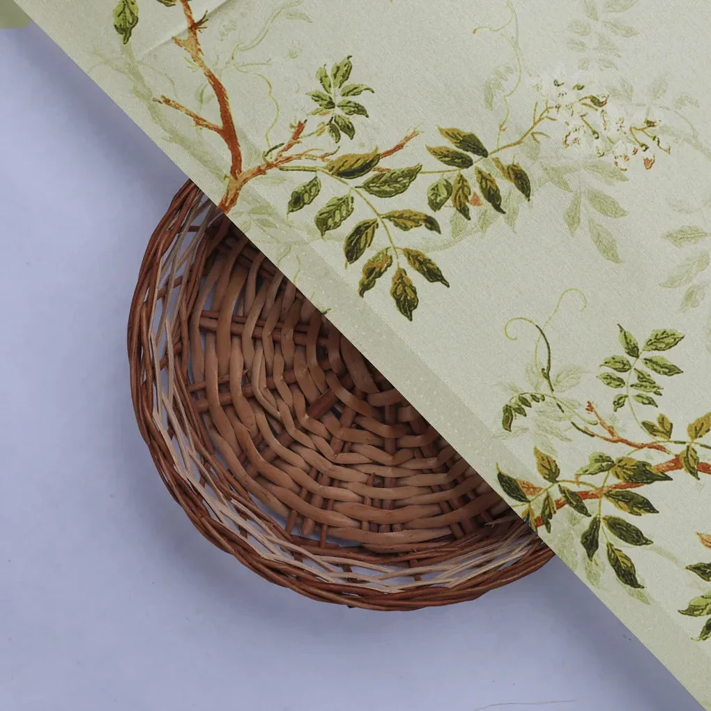 Graceful Floral Design Printed on Japan Satin Fabric - Image 2