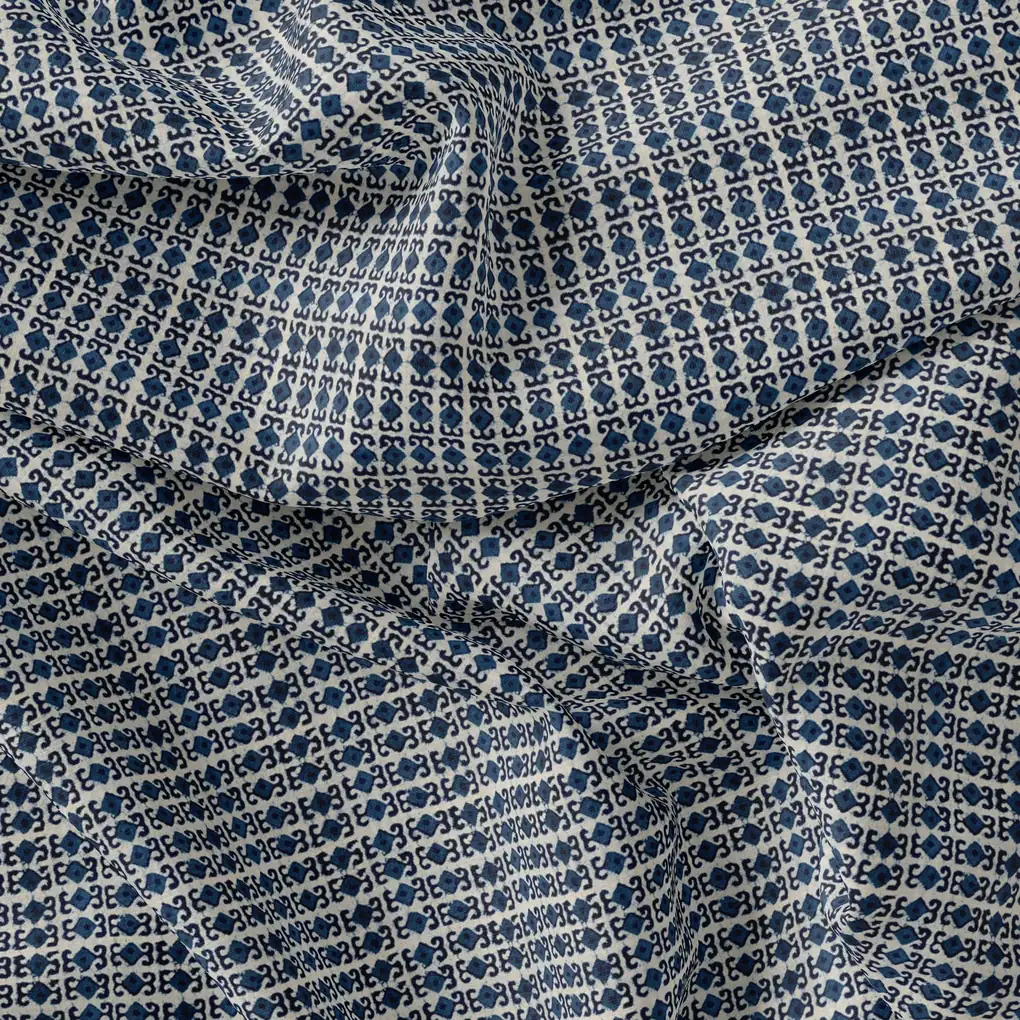 Greek Key Seamless Repeat Digital Printed Fabric - Image 3
