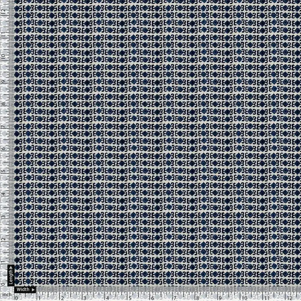 Greek Key Seamless Repeat Digital Printed Fabric - Rayon - Image 4