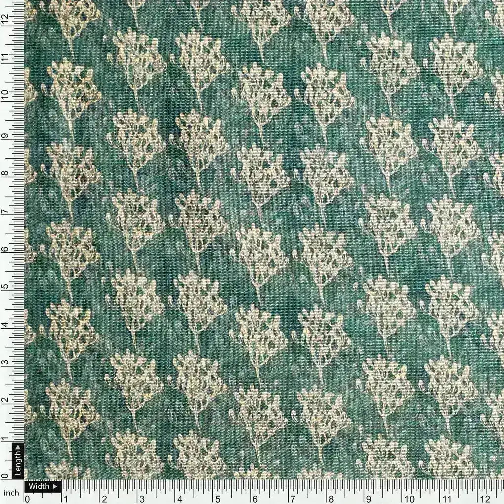 Green Ajrak Digital Printed Fabrics - Image 4