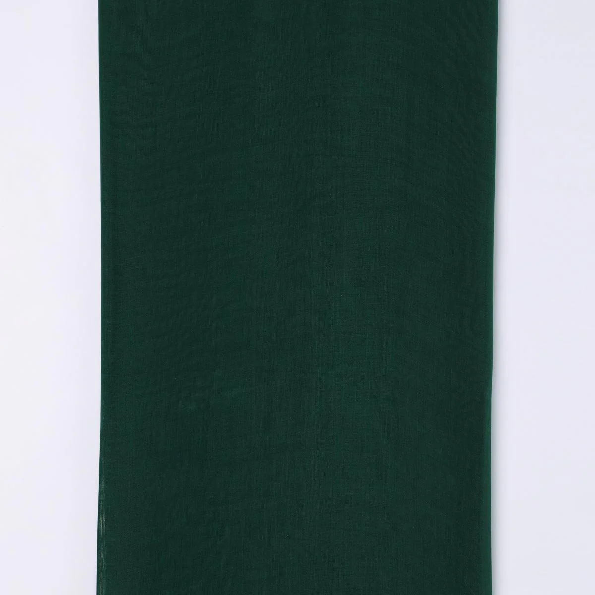 Green Colour Pure Organza Plain Dyed Fabric - Image 4