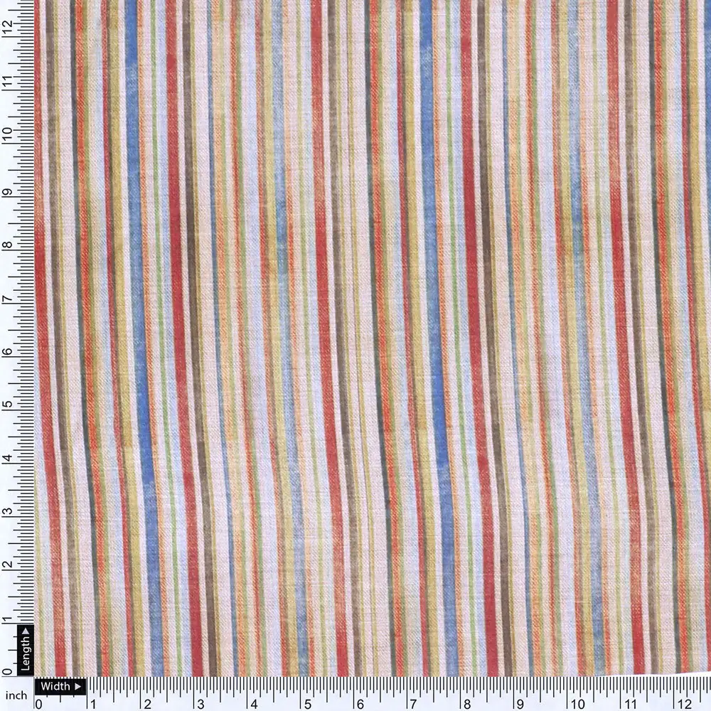 Green Mul Cotton Printed Unstitched Fabric Set (5 Meter Set) - Image 6