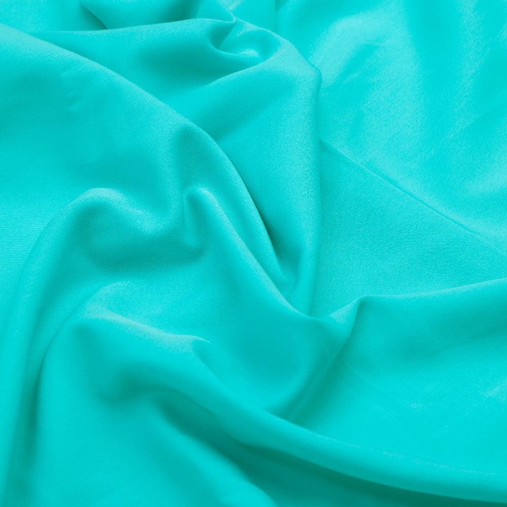 Green Plain American Crepe Solid Fabric - Image 3