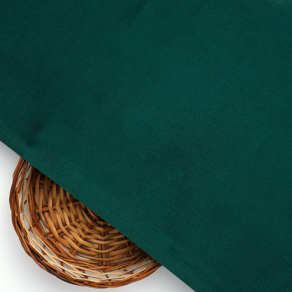 Green Plain Japan Satin Solid Fabric - Image 2