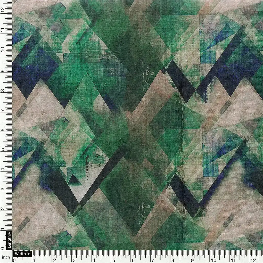Houndstooth Pattern Digital Printed Fabric - Image 4