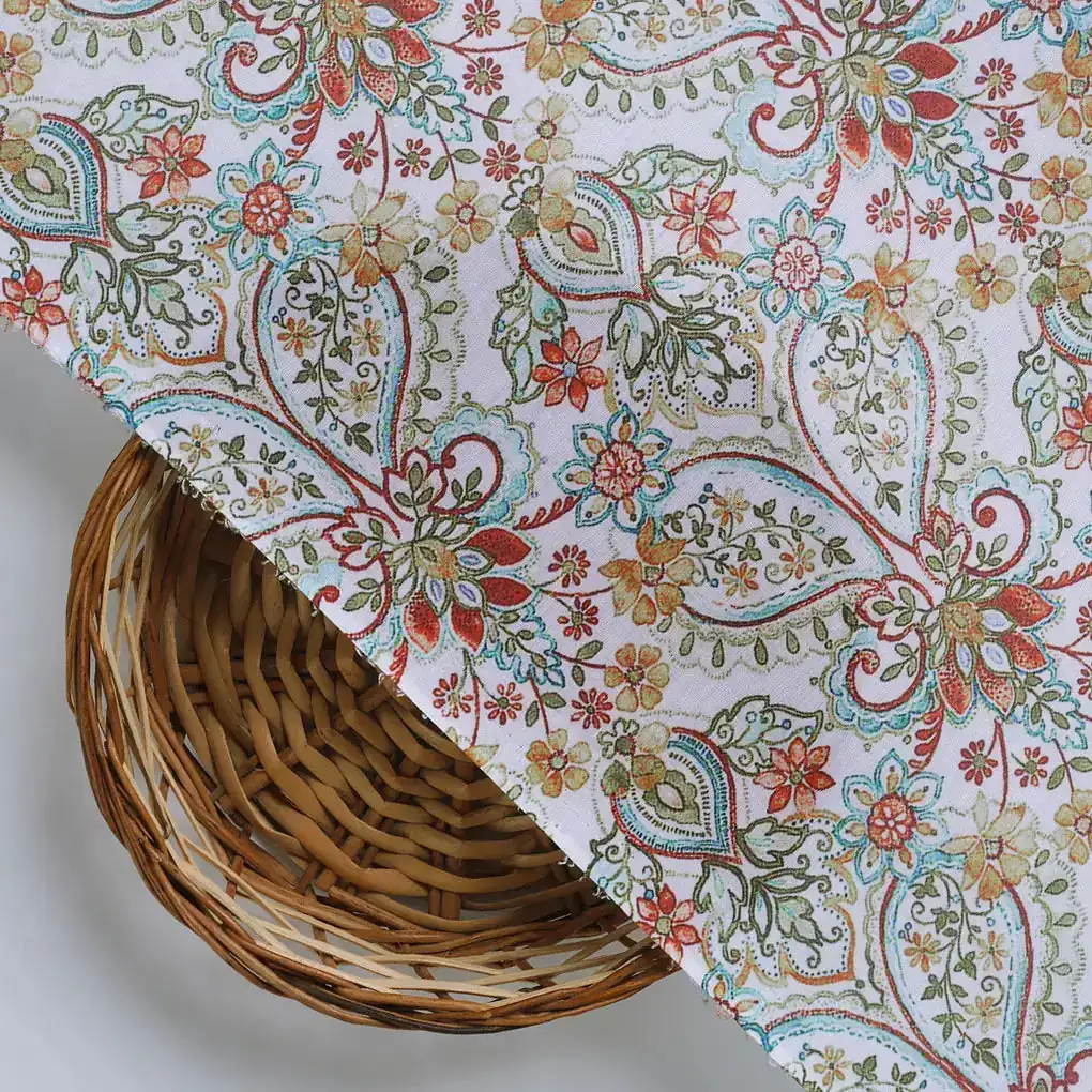 Indian Traditional Motif Digital Printed Fabric - Image 3
