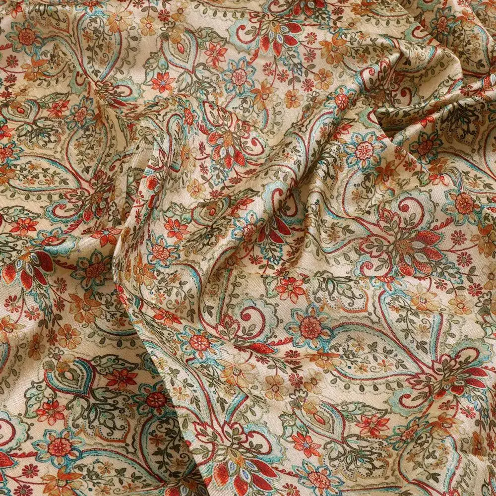 Indian Traditional Motif Digital Printed Fabric - Image 3