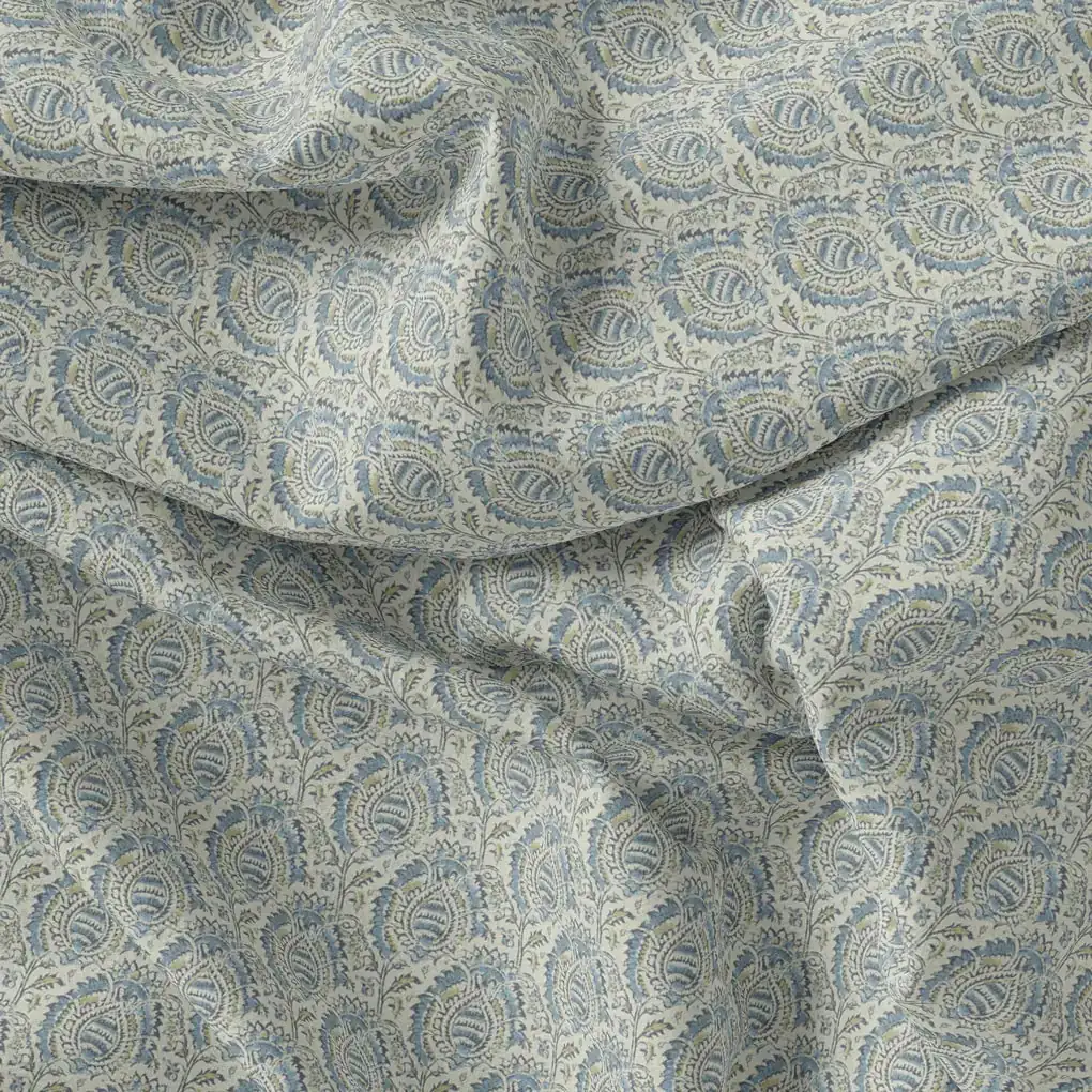 Innovative Art Of Leaves Digital Printed Fabric - Image 3
