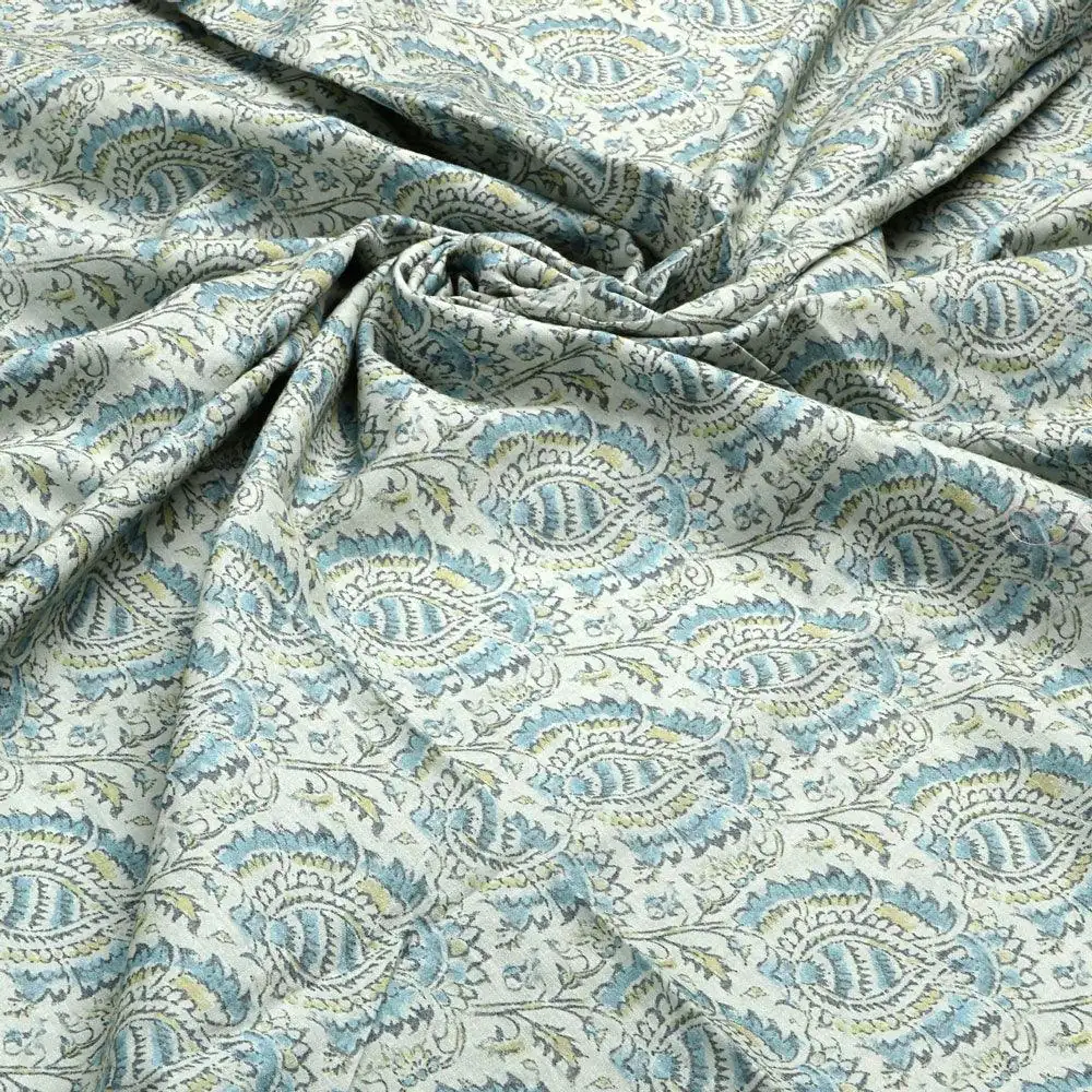 Innovative Art Of Leaves Digital Printed Fabric - Cotton - Image 3