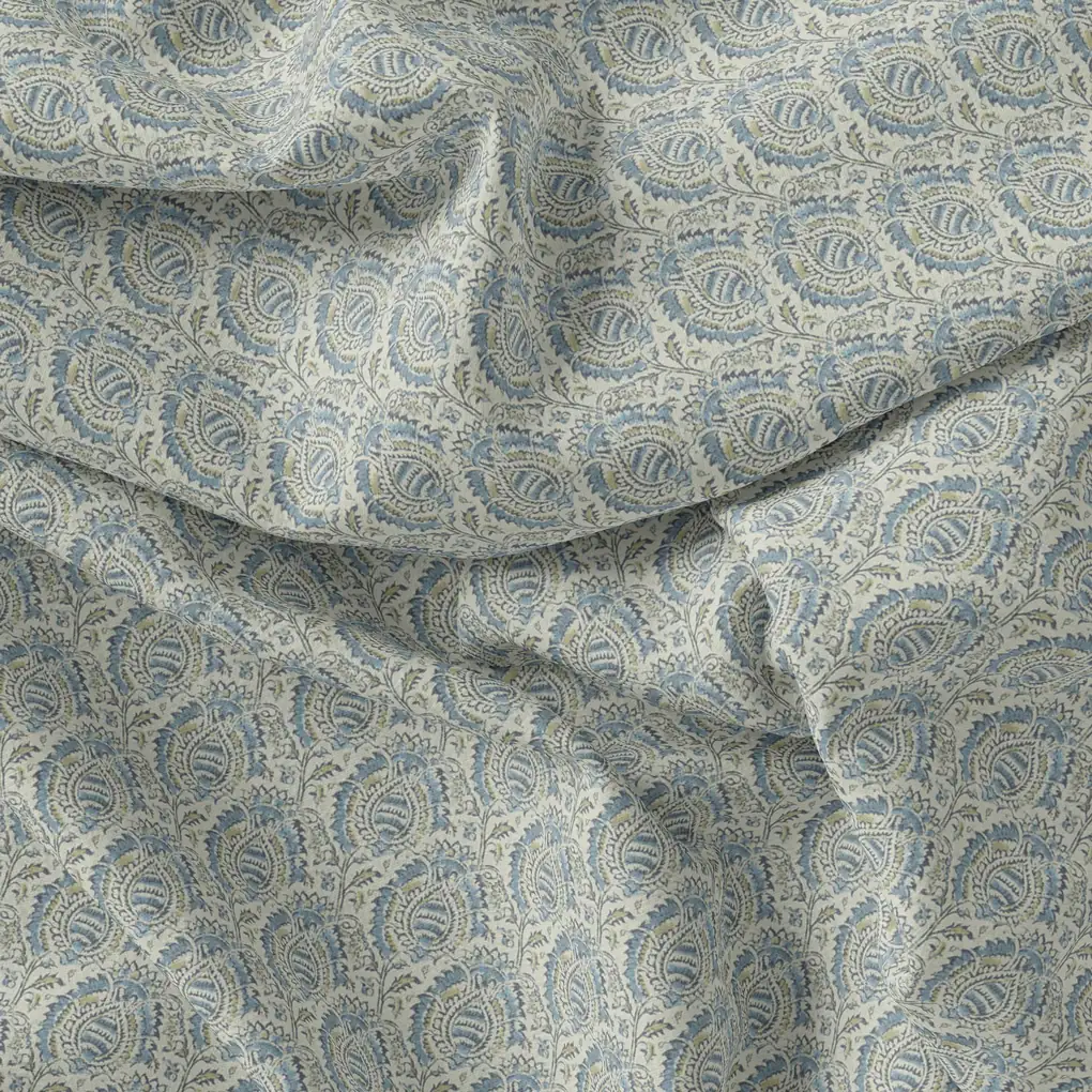 Innovative Art Of Leaves Digital Printed Fabric - Pure Georgette - Image 3