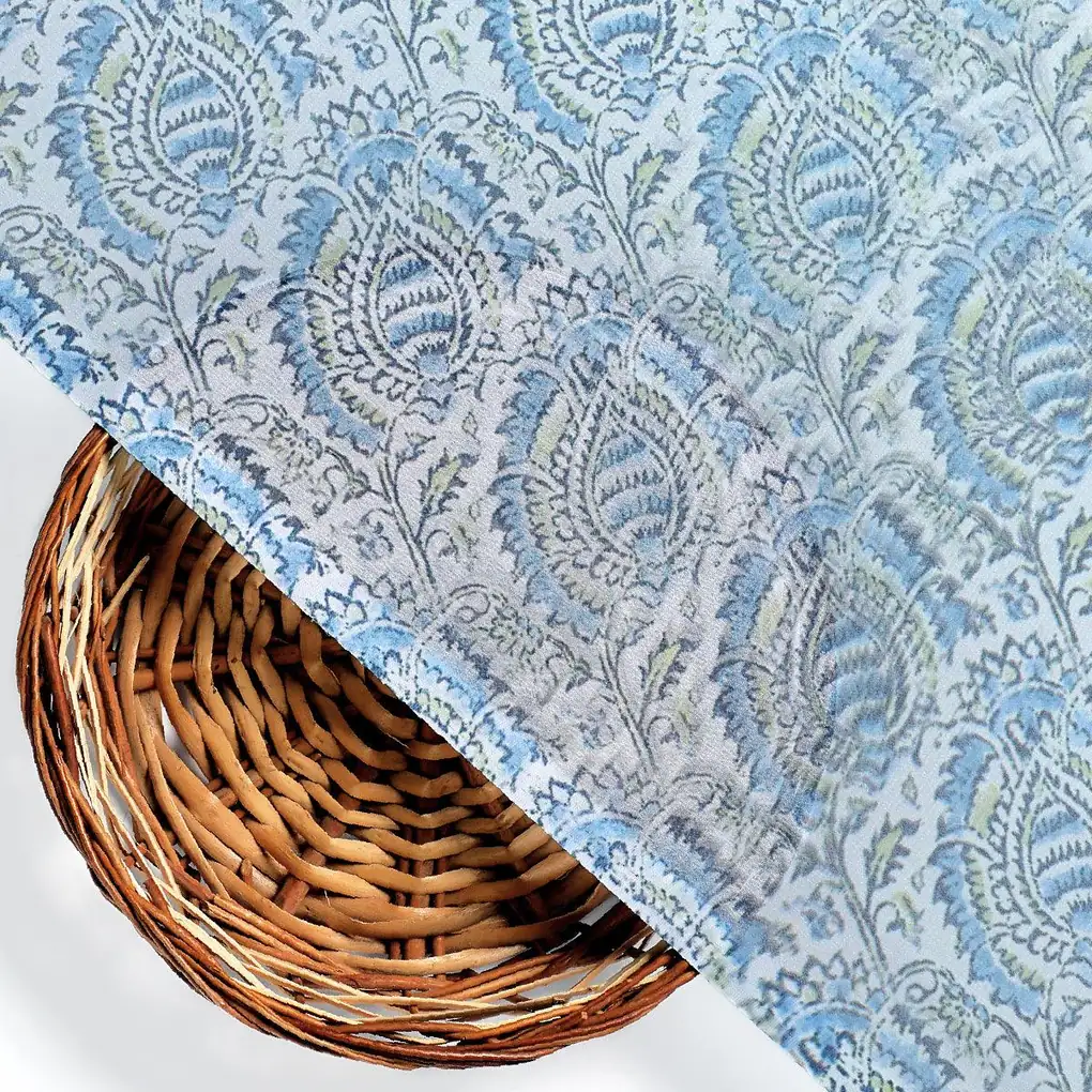 Innovative Art Of Leaves Digital Printed Fabric - Weightless - Image 2