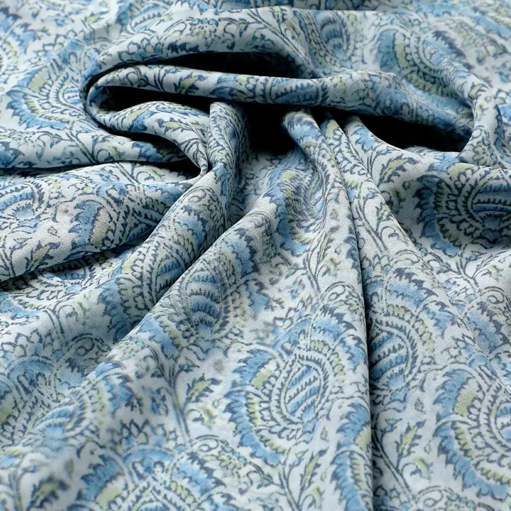 Innovative Art Of Leaves Digital Printed Fabric - Weightless - Image 3
