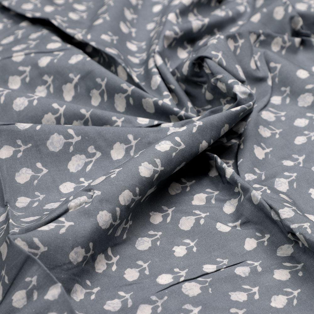 Iris Small Flower Digital Printed Fabric - Pure Cotton - Image 3