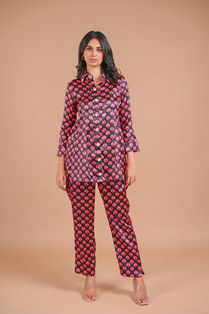 Japan Satin Co-ord Set - Image 3