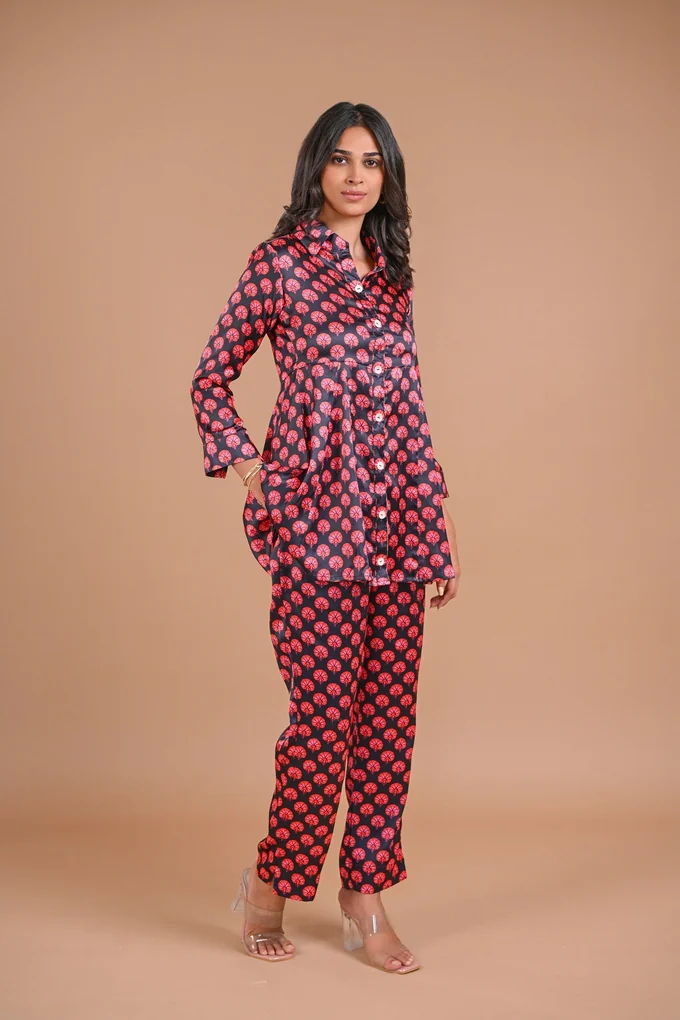 Japan Satin Co-ord Set - Image 4