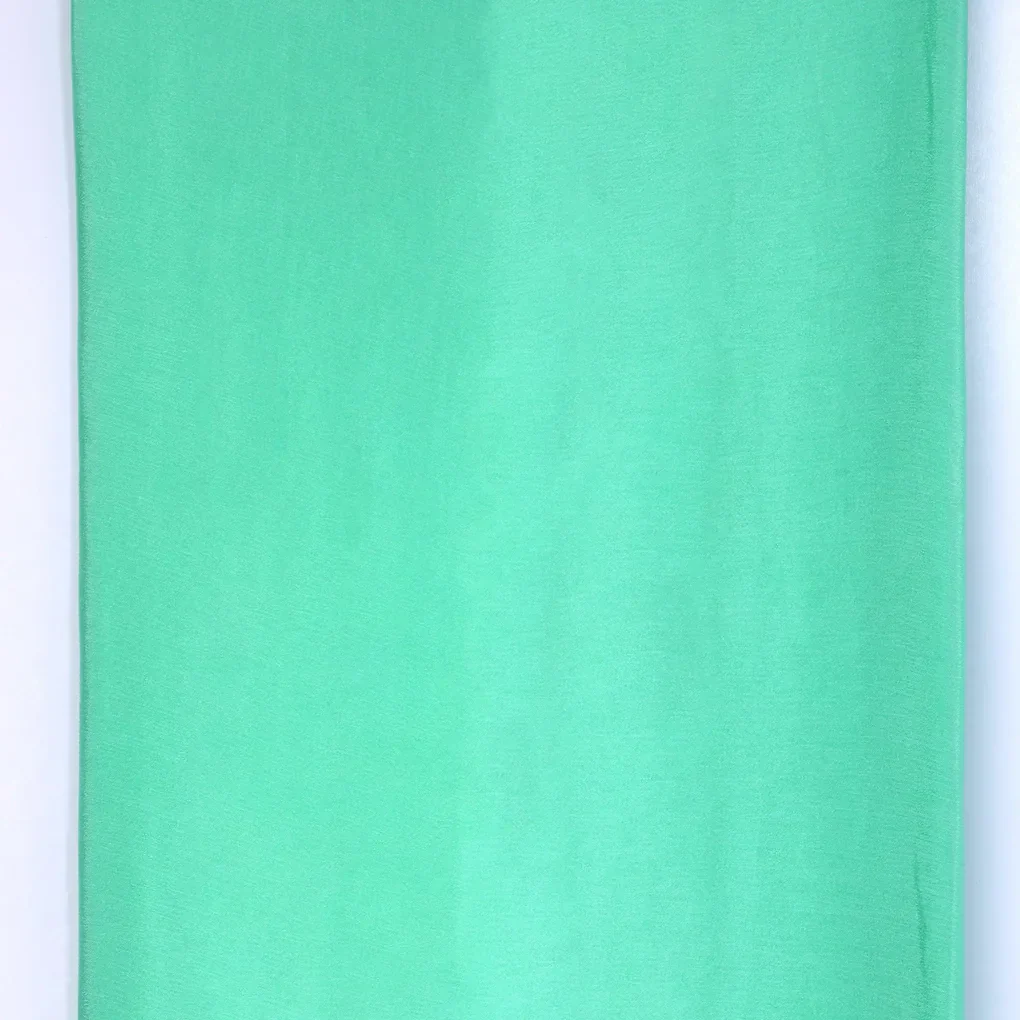 Light Pista Colour Pure Chinon Plain Dyed Fabric - Image 4