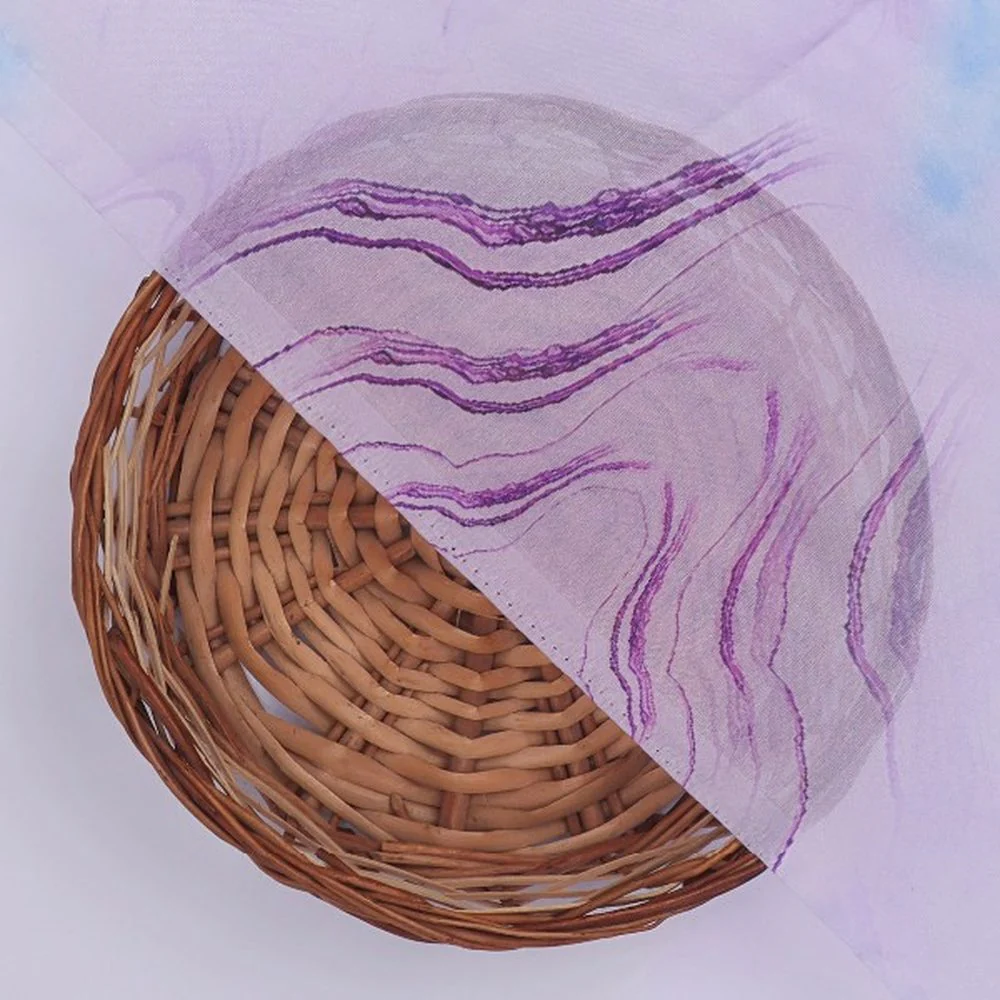 Lilac Haze Organza Fabric - Image 3