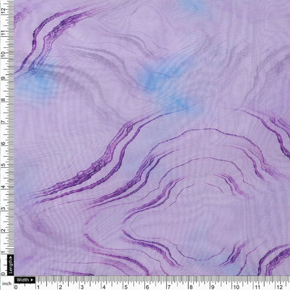 Lilac Haze Organza Fabric - Image 4