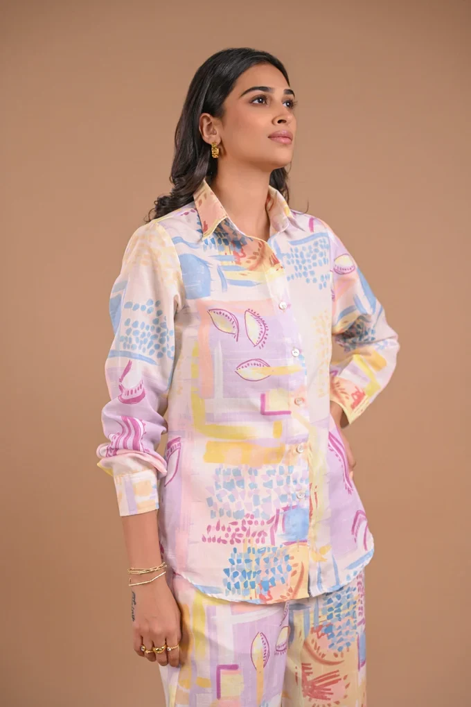 Linen Printed Co-Ord Set - Image 2