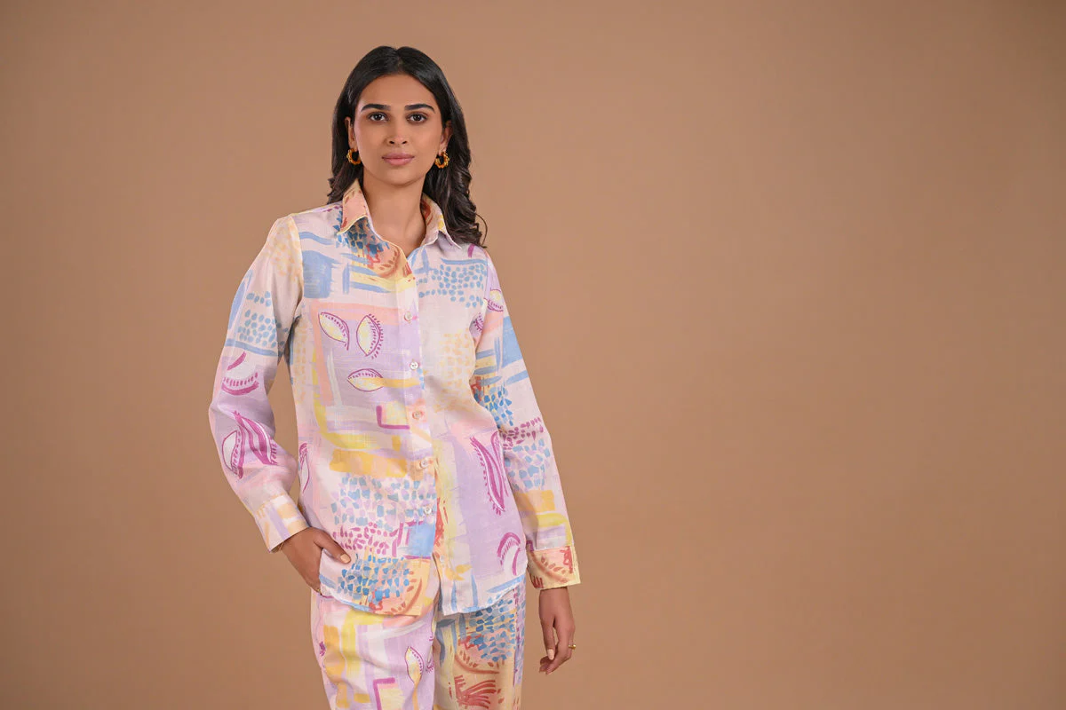 Linen Printed Co-Ord Set - Image 3