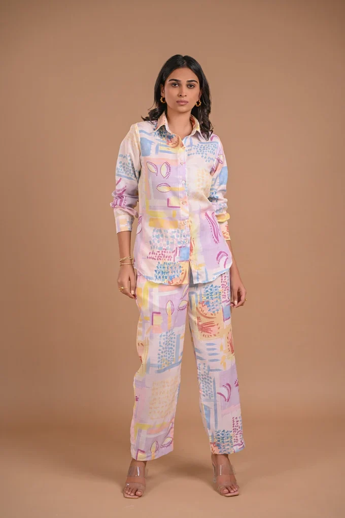 Linen Printed Co-Ord Set - Image 5