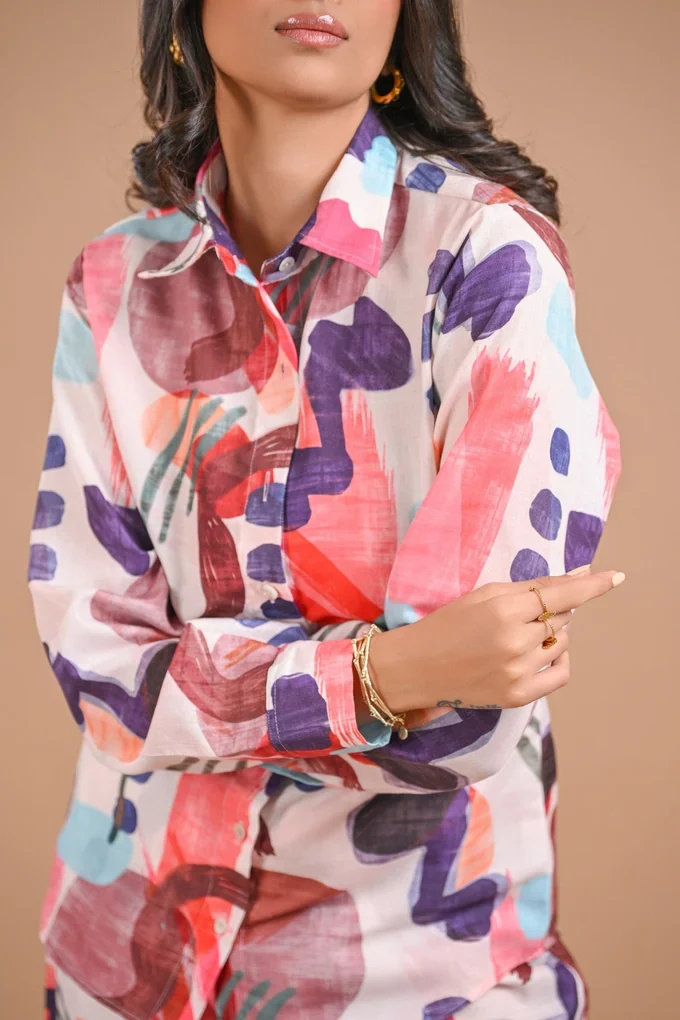 Linen Printed Co-ords - Image 2