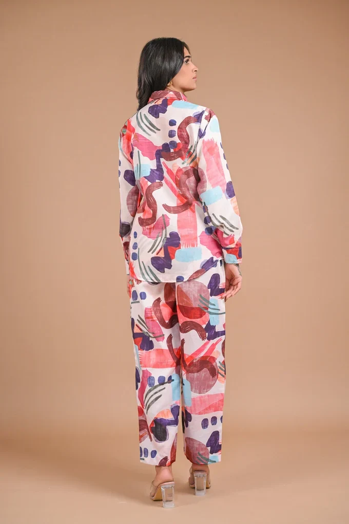 Linen Printed Co-ords - Image 4