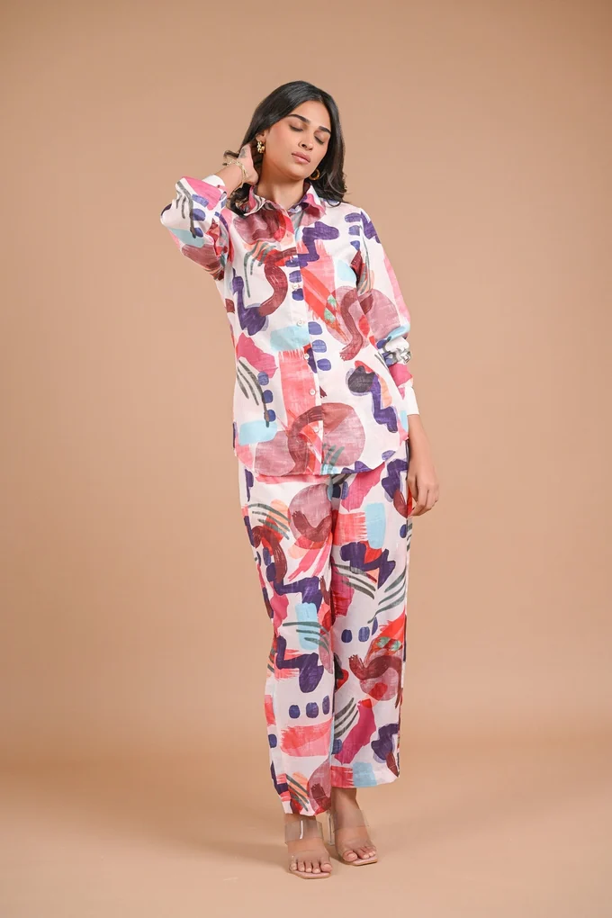 Linen Printed Co-ords - Image 5