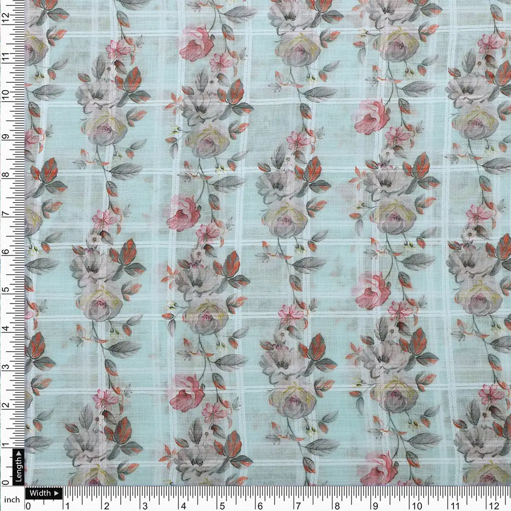 Lovely Linen with Decorative Flower Velly Design - Image 4