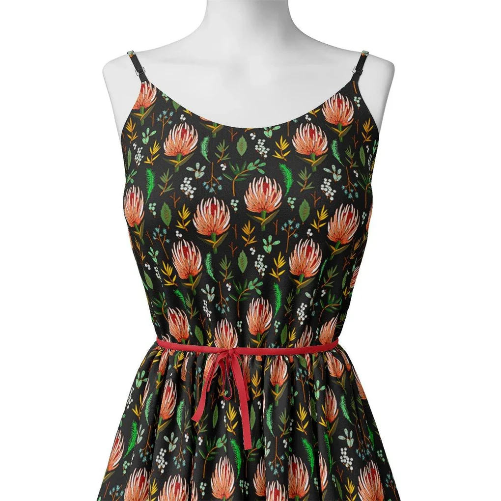 Lovely Lotus Digital Printed Fabric - Image 2