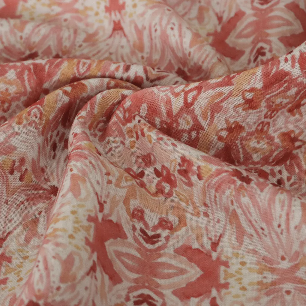 Lovely Watercolour Seamless Multi Pattern Digital Printed Fabric - Linen - Image 2