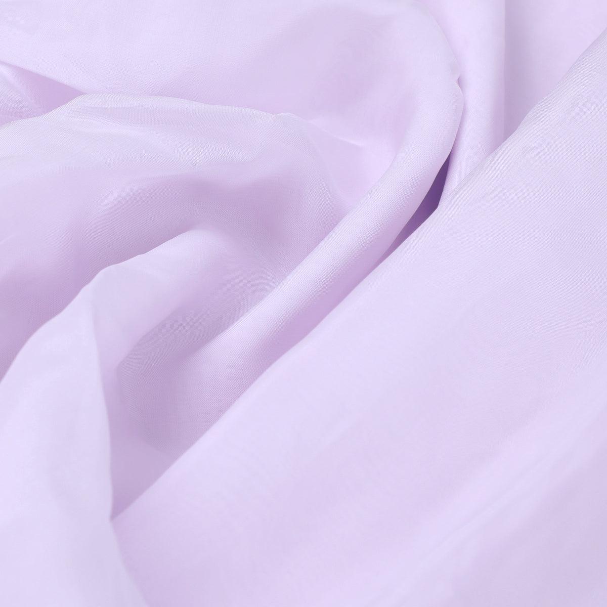 Lavender Colour Pure Organza Plain Dyed Fabric - Image 3