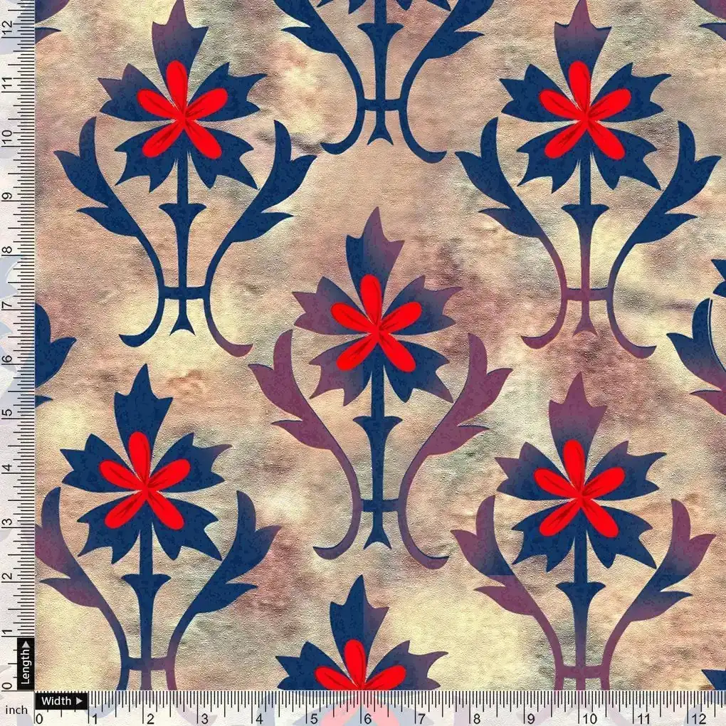 Maple Leaf Digital Printed Fabric - Image 4