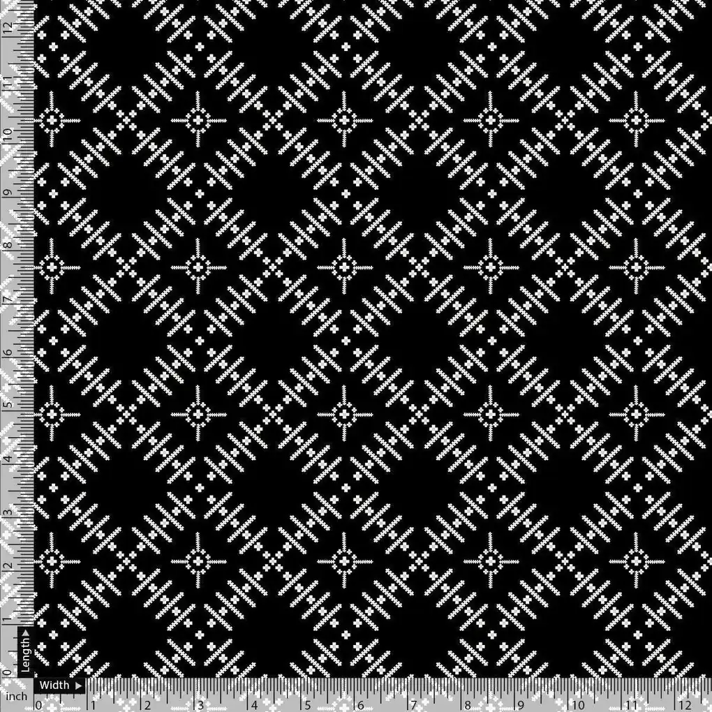 Morden Digital Art Of Doted Lining Digital Printed Fabric - Weightless - Image 4