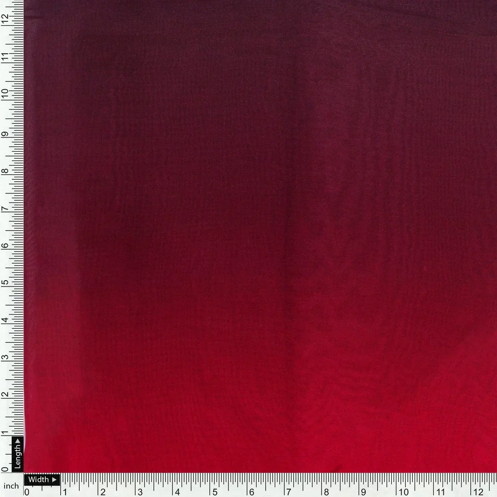 Morden Lifestyle Gradients Digital Printed Fabric - Pure Georgette - Image 4