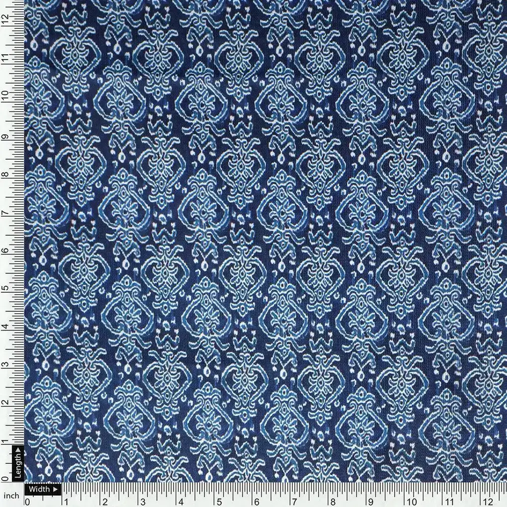 Morden Ogee Seamless Repeat Digital Printed Fabric - Rayon - Image 4