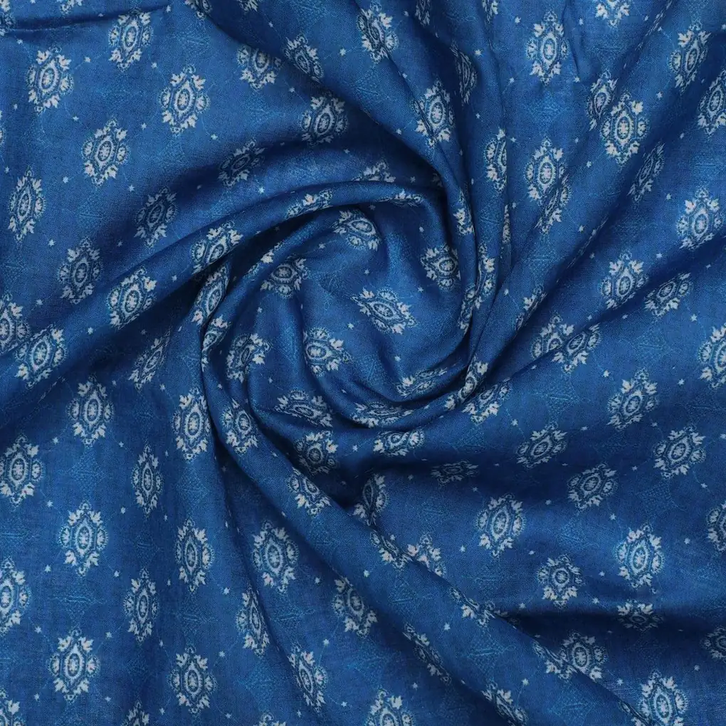 Morden Repeat Bird Eyes Pattern Digital Printed Fabric - Cotton - Image 2