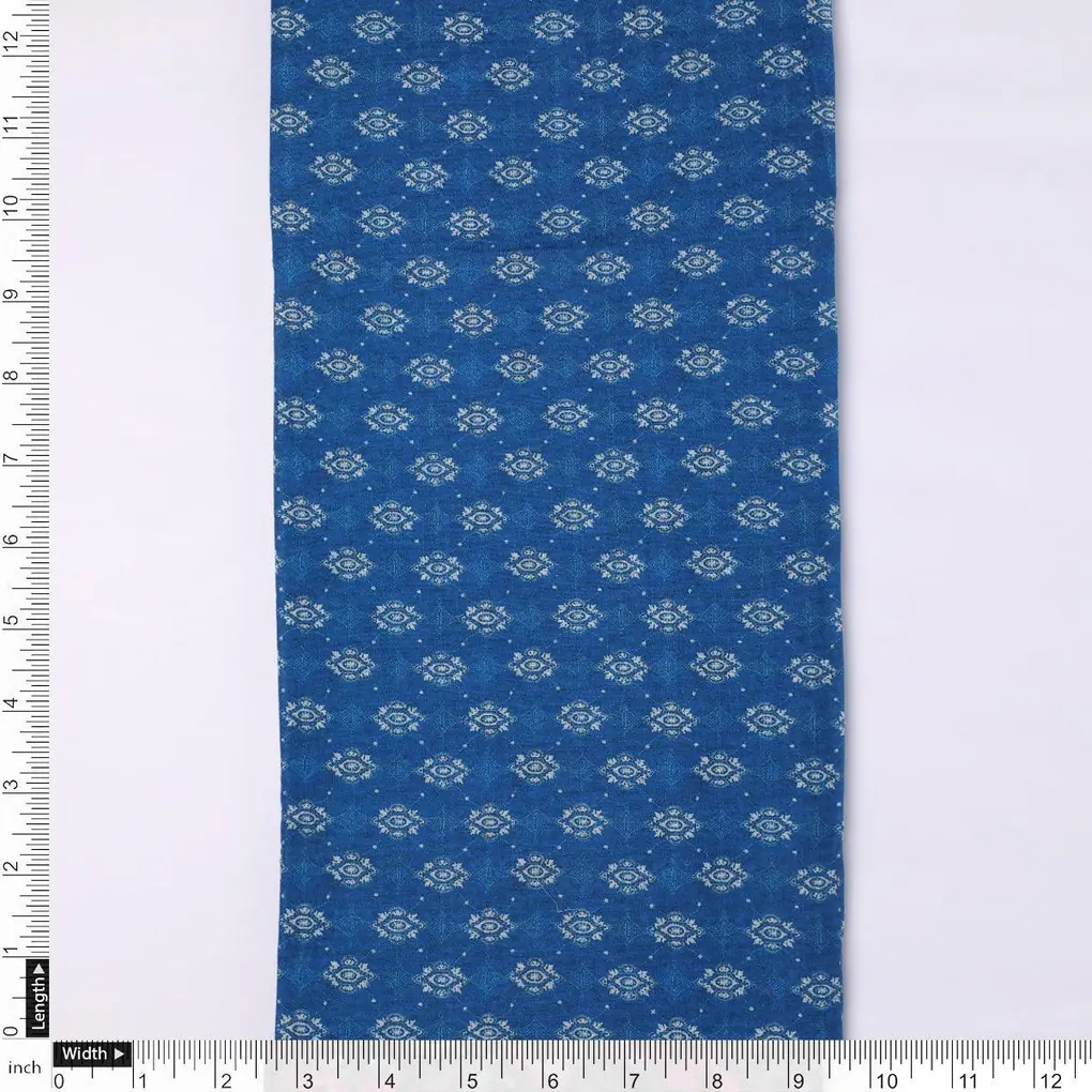 Morden Repeat Bird Eyes Pattern Digital Printed Fabric - Cotton - Image 4