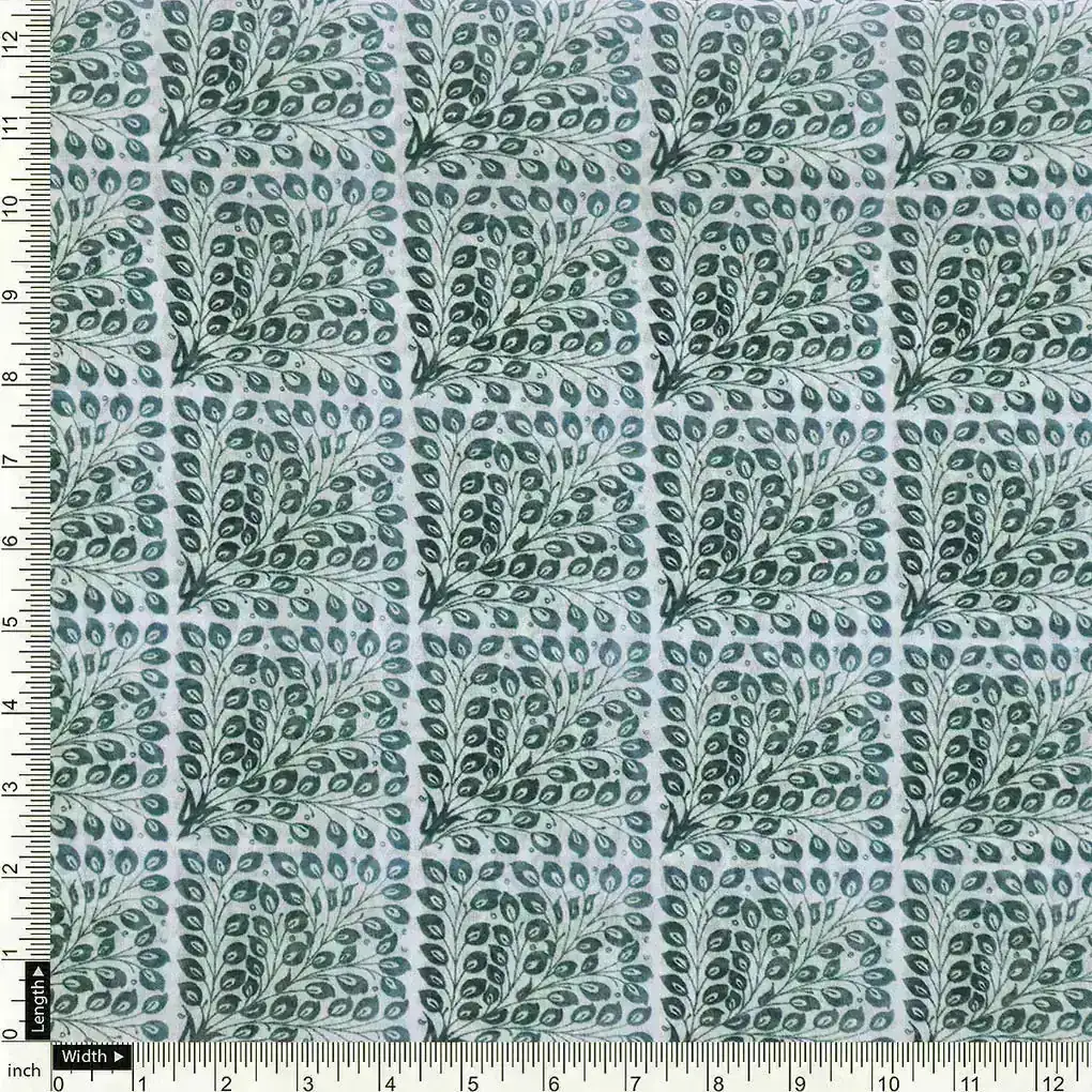 Morpich Block Digital Printed Fabric  - Weightless - Image 4