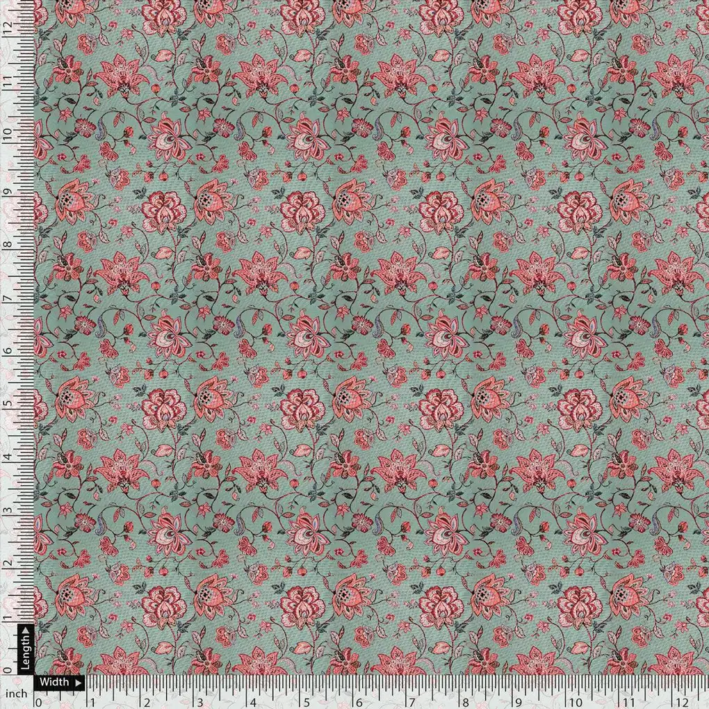 Mossy Bench Liberty Weightless Printed Fabric - Image 5