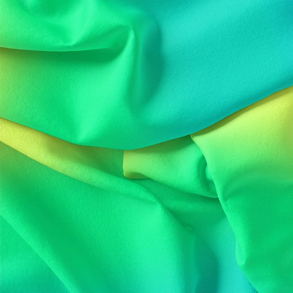 Multi Gradients Cool Pattern Digital Printed Fabric - Image 3