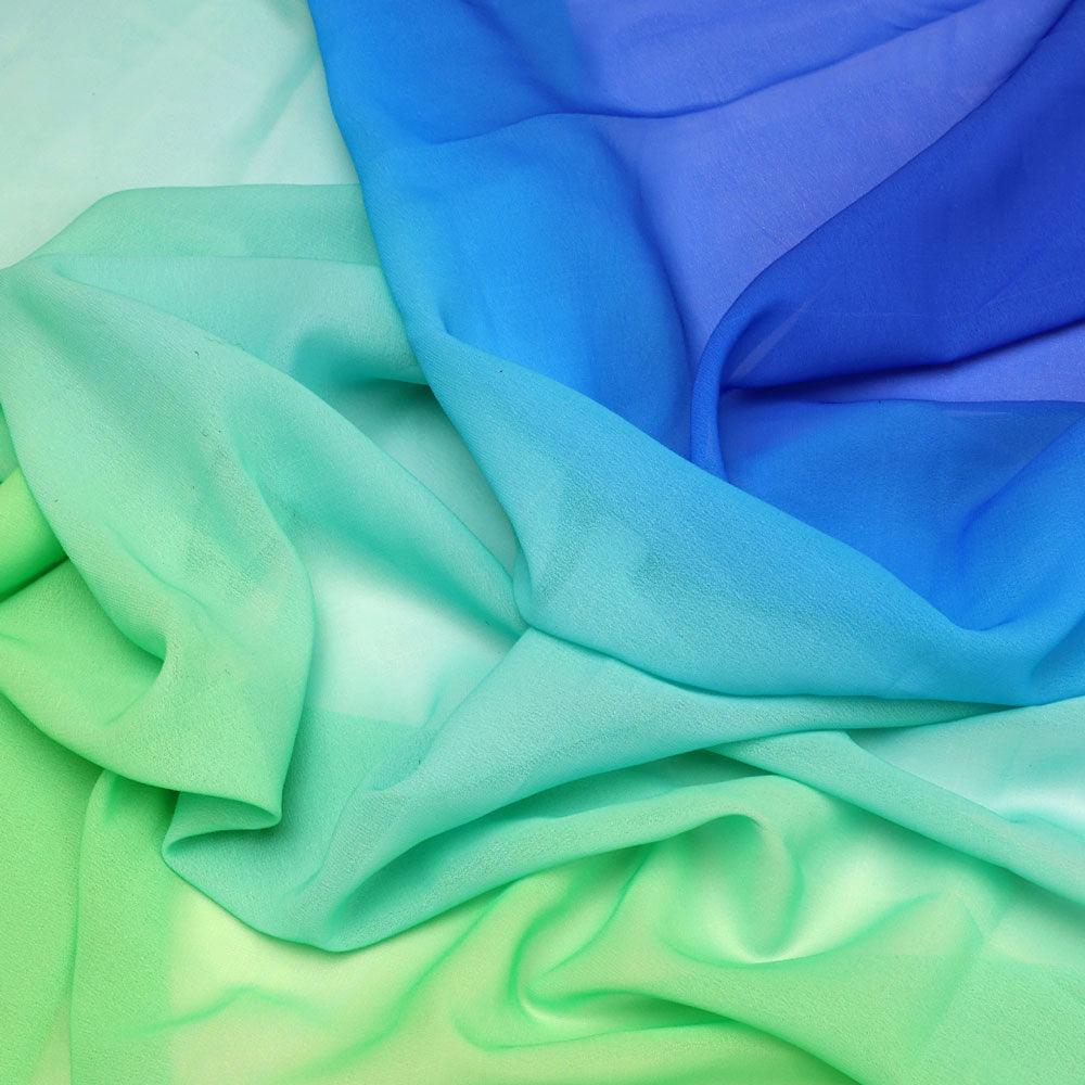 Multi Gradients Cool Pattern Digital Printed Fabric - Weightless - Image 3
