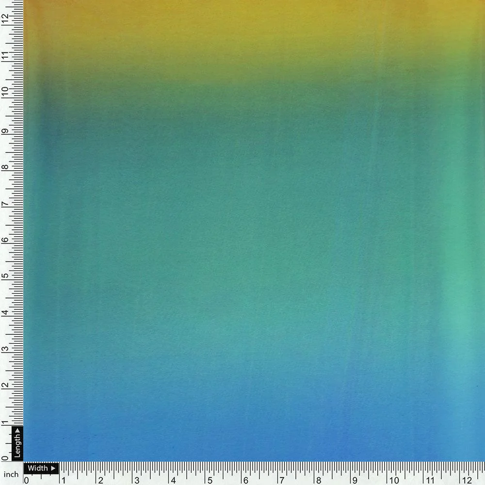 Multi Gradients Cool Pattern Digital Printed Fabric - Weightless - Image 4