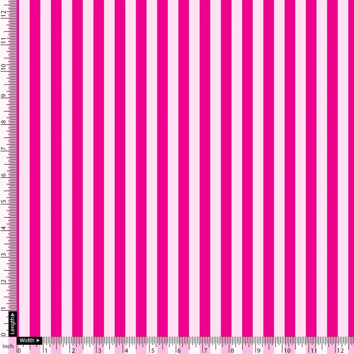 Multi Roman Strips Digital Printed Fabric - Pure Georgette - Image 4