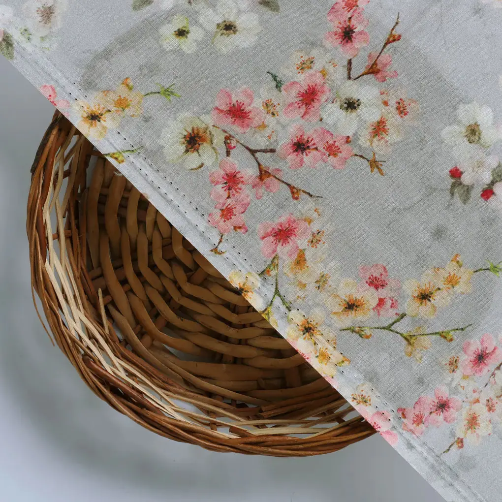 Multicolor Floral Pure Cotton Printed Fabric Material - Image 3