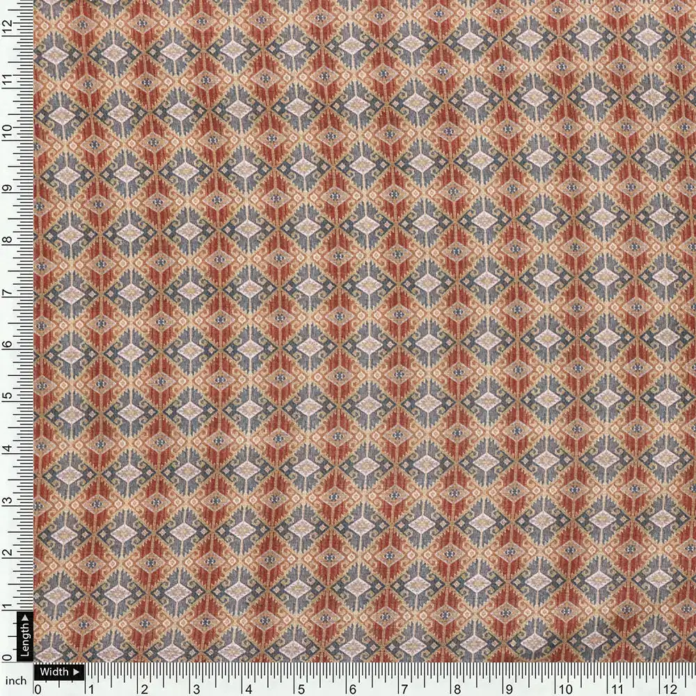Multicolor Mul Cotton Printed Unstitched Fabric Set (5 Meter Set) - Image 6