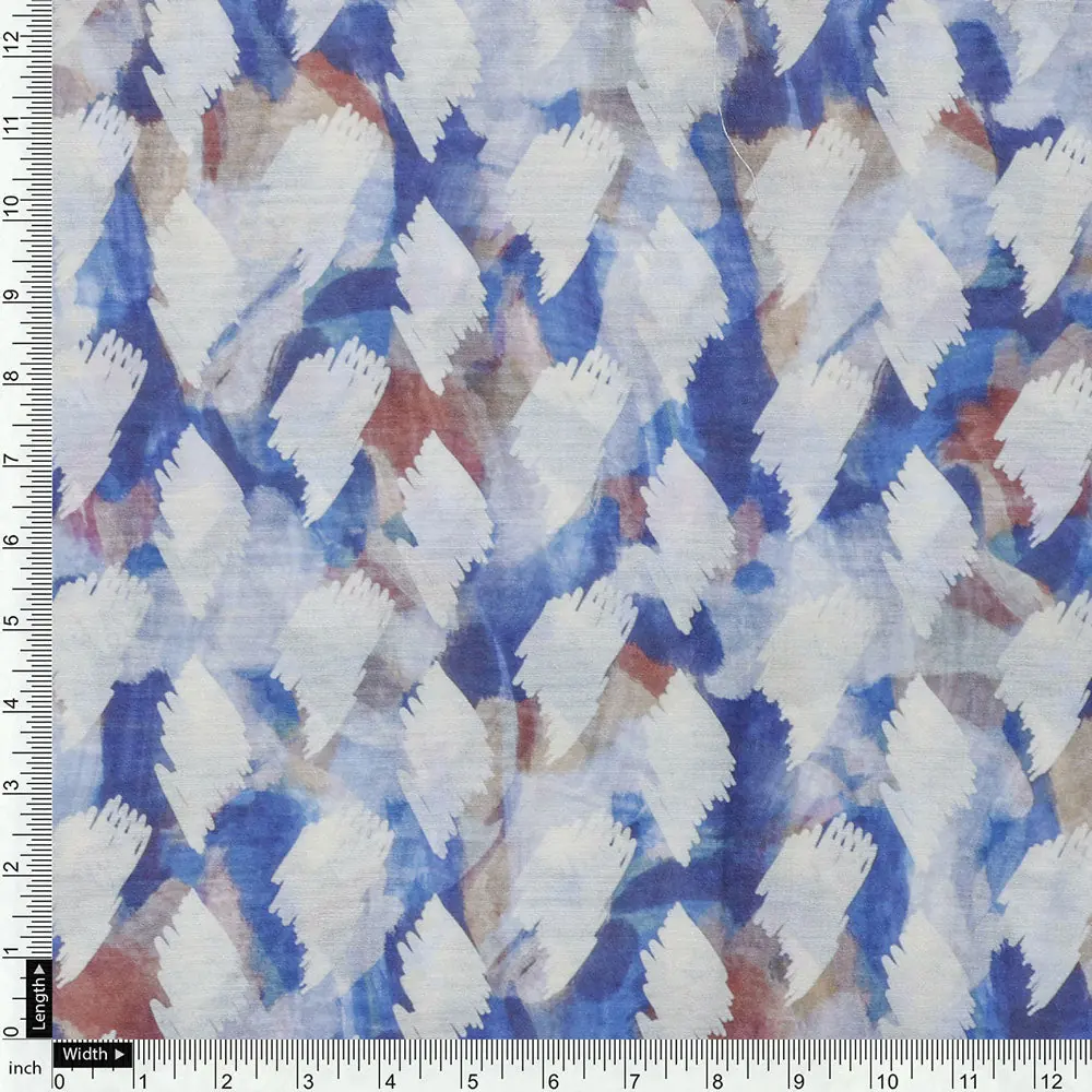 Multicolor Mul Cotton Printed Unstitched Fabric Set (5 Meter Set) - Image 5