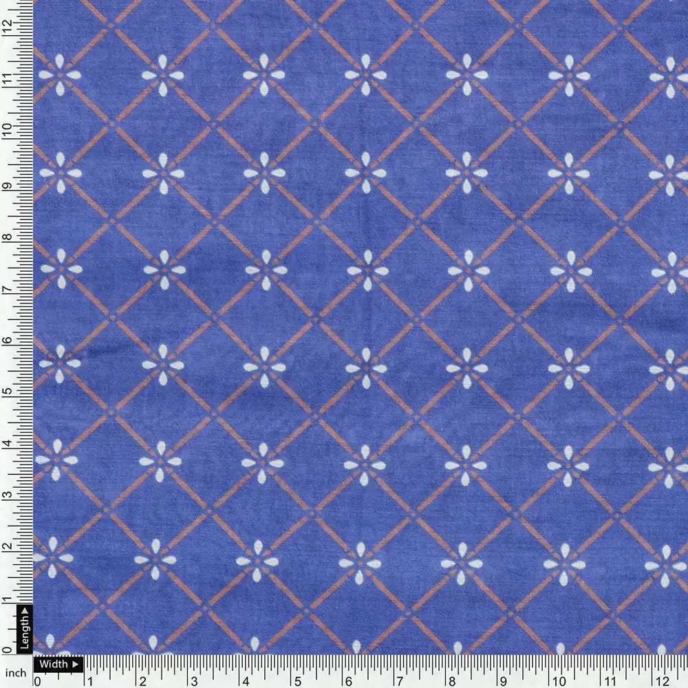 Multicolor Mul Cotton Printed Unstitched Fabric Set (5 Meter Set) - Image 6
