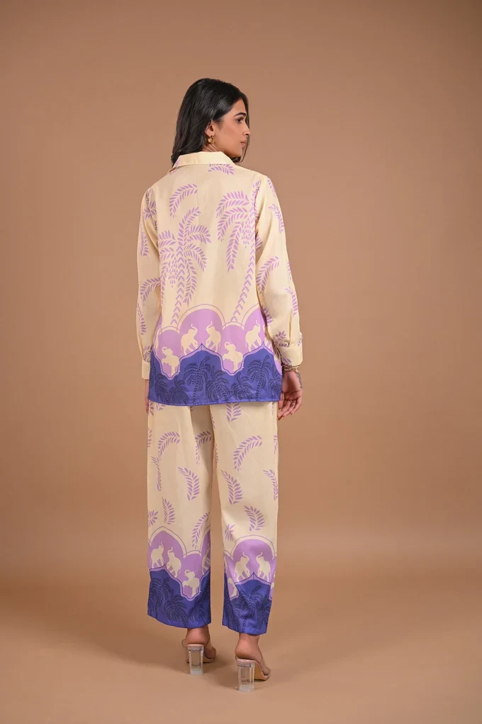 Muslin Printed Co-ord Set - Image 3