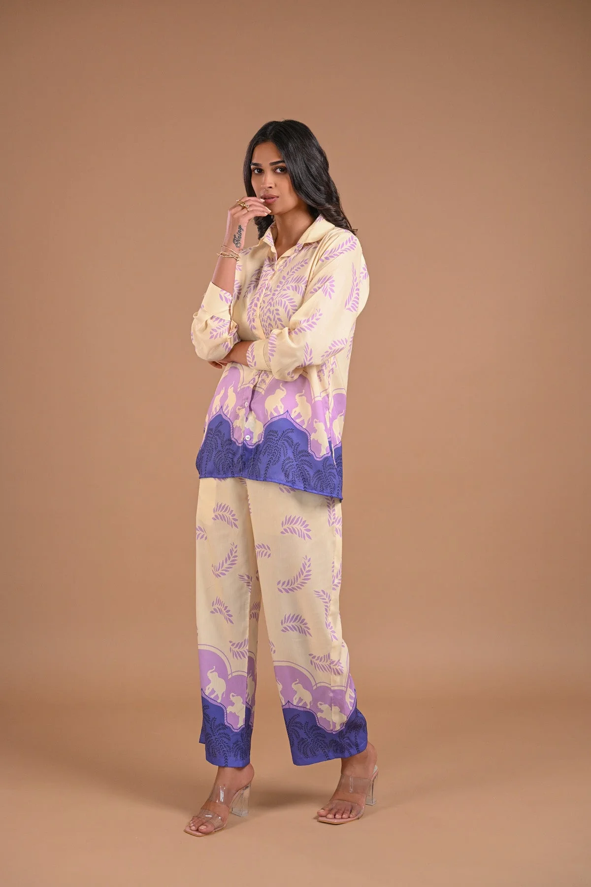 Muslin Printed Co-ord Set - Image 4